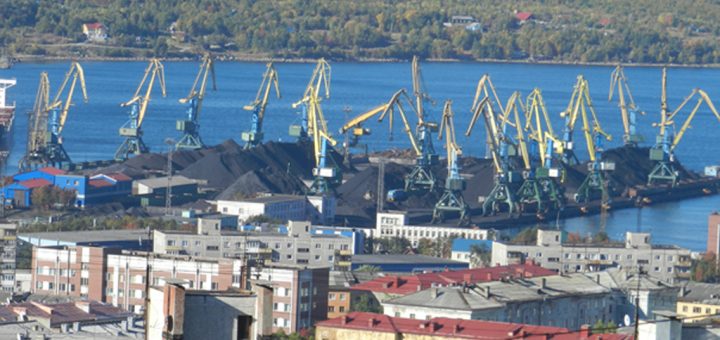Murmansk’s waterfront September 2013.