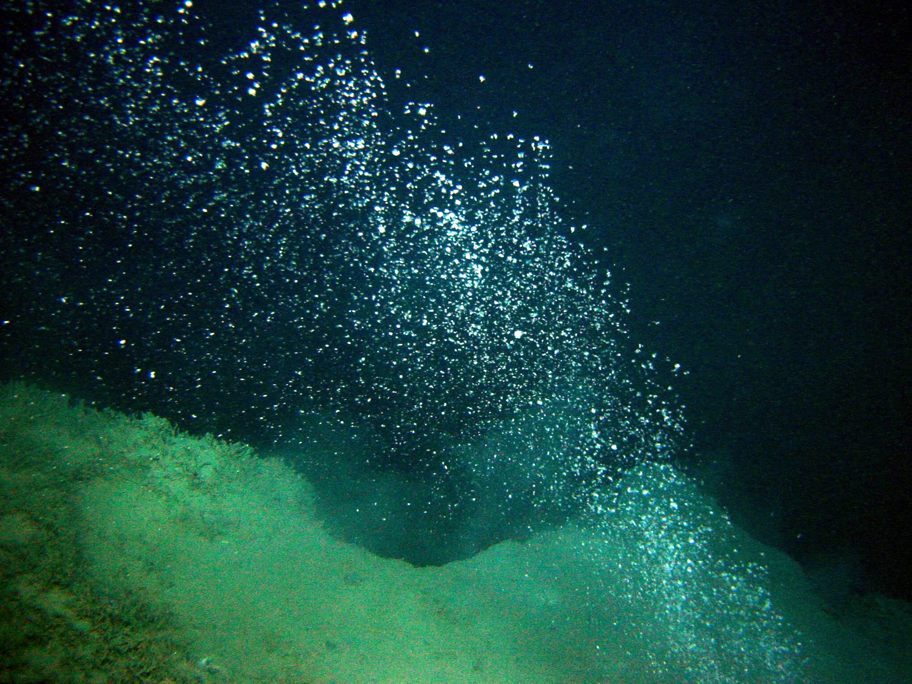 Scientists intrigued by a unique volcano on the ocean floor