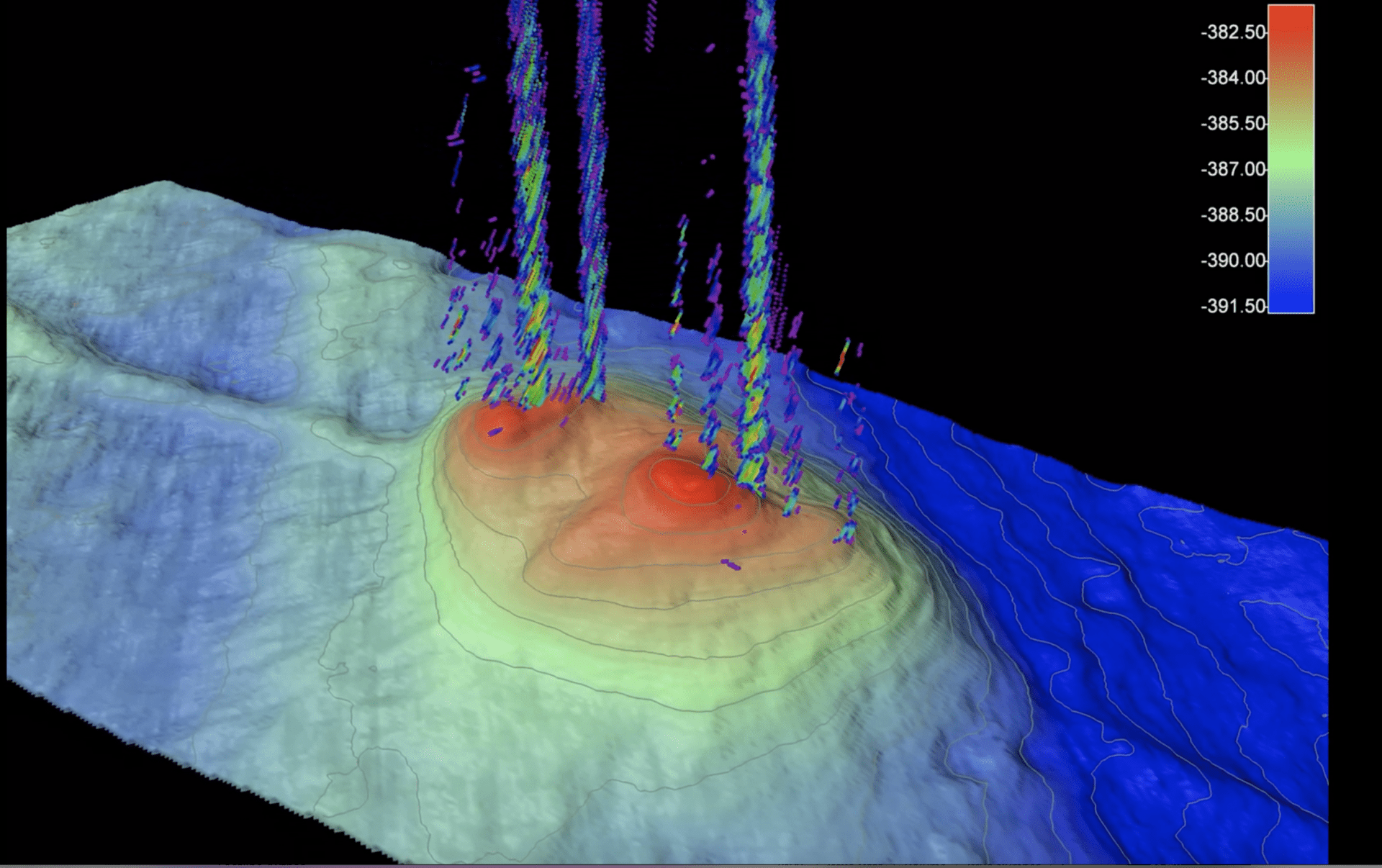 Domes of frozen methane may be warning signs for new blow-outs