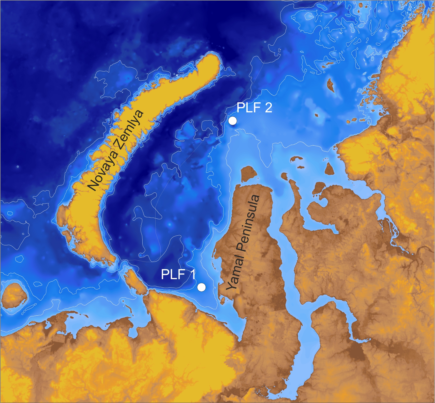 South Kara Sea pingos. Illustration: Pavel Serov