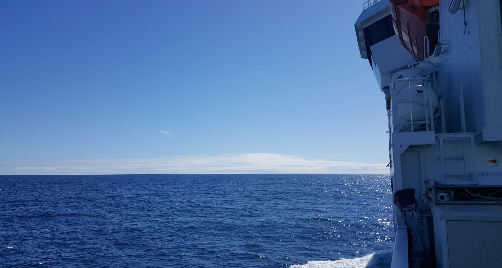 Steaming south-southwest