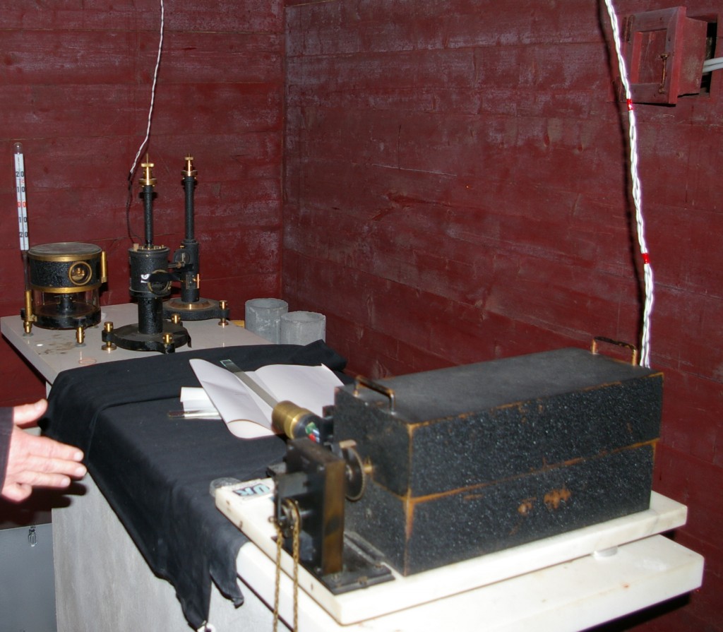 The Storm setup at TRO, here all variometers are of LaCour type.